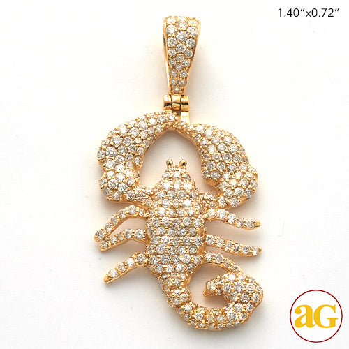 Diamond deals scorpion pendant