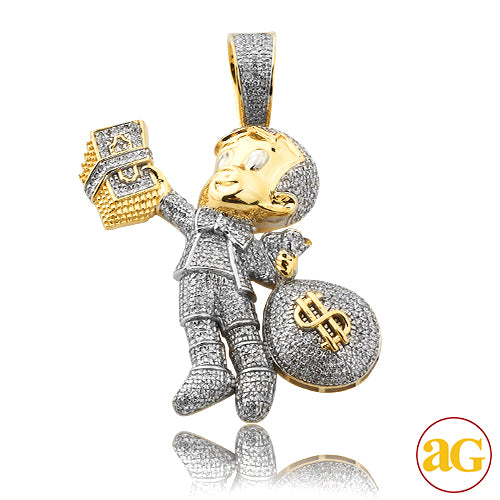 Richie Rich Pendant good with Rope Chain