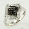 14KW 0.50CTW BLACK DIAMOND RING