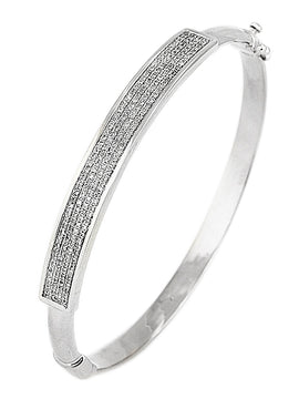 10KW 0.65CTW DIAMOND FANCY BANGLE