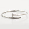 14KW 0.15CTW DIAMOND DESIGNER NAIL BANGLE