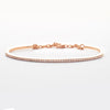 14KR 0.50CTW DIAMOND ADJUSTABLE BANGLE