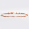 14KR 0.35CTW DIAMOND SINGLE ROW BANGLE