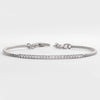 14KW 0.35CTW DIAMOND SINGLE ROW BANGLE