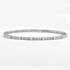 14KW 0.55CTW DIAMOND SINGLE ROW BEADED BANGLE