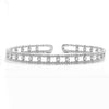 14KW 0.75CTW DIAMOND OPEN CUFF BANGLE