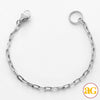 14KW 0.40CTW DIAMOND PAPERCLIP LINK BRACELET