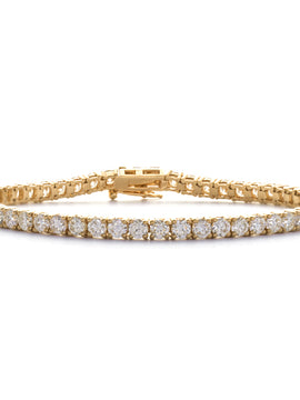 14KY 4.98CTW DIAMOND TENNIS BRACELET