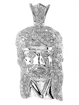 10KW 0.65CTW DIAMOND FANCY JESUS HEAD