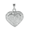 14KW 1.50CTW DIAMOND HEART PENDANT