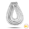 14KW 1.00CTW DIAMOND SLIDE PENDANT