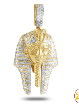 10KY 0.60CTW DIAMOND PHAROAH PENDANT