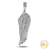 10KW 1.50CTW DIAMOND ANGEL WING PENDANT