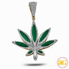 10KY 0.55CTW DIAMOND HERBAL MEDICINE PENDANT