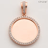 14KR 1.15CTW DIAMOND MEMORY PENDANT - SINGLE ROW