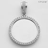 14KW 1.15CTW DIAMOND MEMORY PENDANT - SINGLE ROW