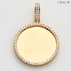 10KY 1.30CTW DIAMOND ROUND MEMORY PENDANT