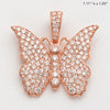 14KR 2.50CTW DIAMOND BUTTERFLY PENDANT