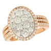 14KR 2.00CTW DIAMOND CLUSTER RING