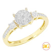 10KY 0.50CTW DIAMOND FANCY RING