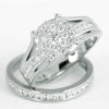 14KW 1.00CTW CLUSTER DIAMOND RING