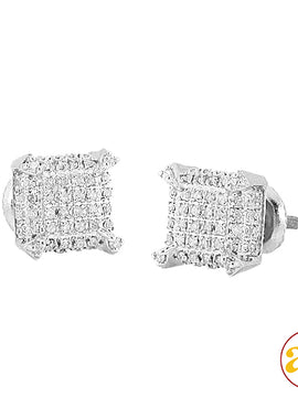 10KW 0.40CTW DIAMOND  DICE EARRINGS