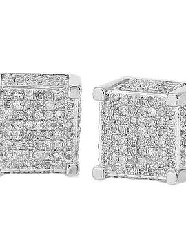 10KW 1.00CTW DIAMOND DICE EARRINGS