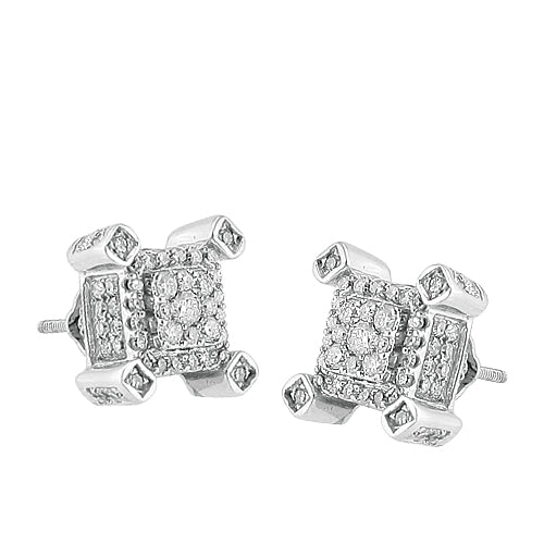 10KW 1.25CTW DIAMOND FANCY EARRINGS