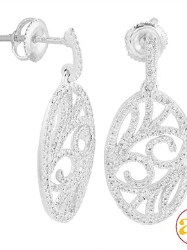 10KW 0.50CTW DIAMOND EARRINGS