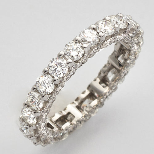 14KW 2.60CTW DIAMOND MACHINE SET ETERNITY BAND