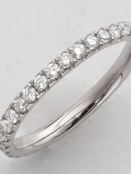 14KW 0.86CTW DIAMOND MACHINE SET ETERNITY BAND