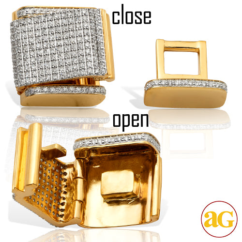 10KY 1.75CTW DIAMOND LOCK FOR MIAMI CUBAN - 19MM