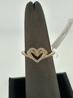 Diamond Heart Ring