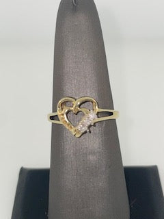 Diamond Heart Ring