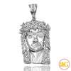 10KW 0.25CTW DIAMOND JESUS PENDANT