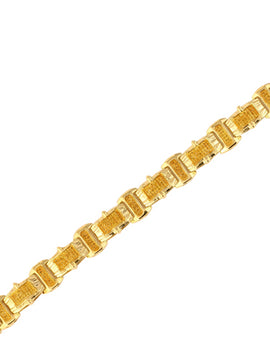 10KY 1.10CTW YELLOW DIAMOND MEN'S BRACELET