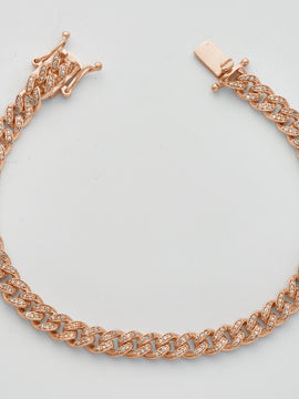 10KR 1.70CTW DIAMOND MIAMI CUBAN BRACELET