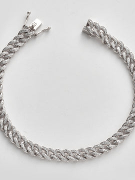 14KW 1.70CTW DIAMOND MIAMI CUBAN BRACELET