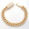 14KY 10.25CTW DIAMOND MIAMI CUBAN BRACELET