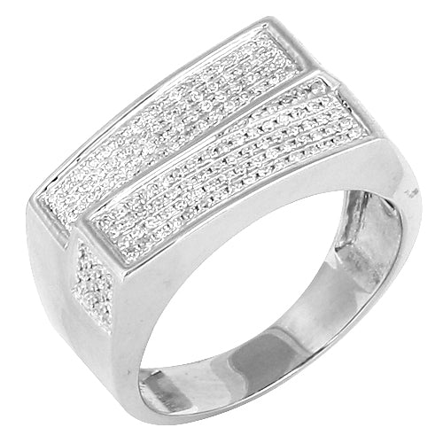 10KW 0.50CTW DIAMOND FANCY MENS RING