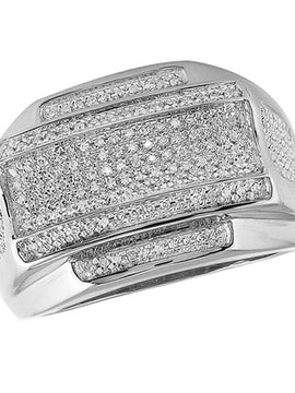 10KW 0.45CTW DIAMOND MENS RING