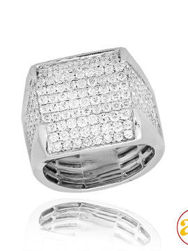 10KW 4.00CTW DIAMOND MENS RING