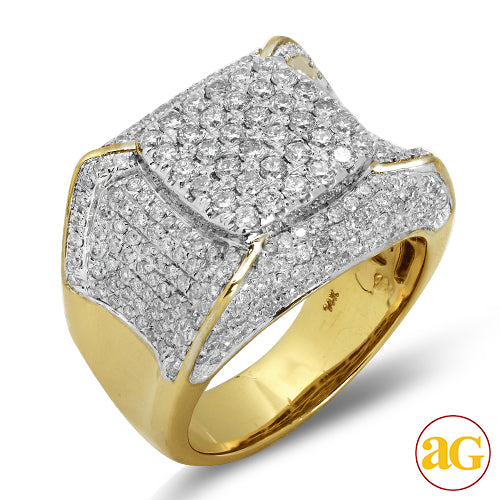 14KY 2.25CTW DIAMOND MENS RING