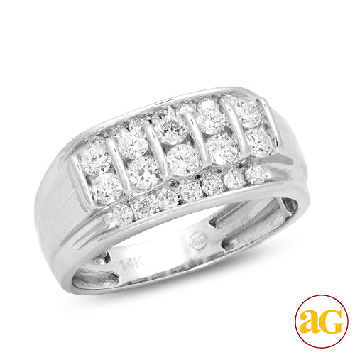 14KW 1.00CTW DIAMOND MENS RING