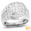 14KW 1.85CTW DIAMOND MENS RING