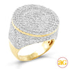 14KY 7.15CTW DIAMOND MENS DISC RING