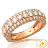 14KR 3.25CTW DIAMOND MENS 1/2 ETERNITY BAND