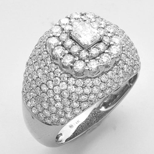 14KW 5.05CTW DIAMOND MENS RING