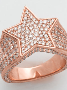 10KR 2.40CTW DIAMOND STAR SHAPE RING