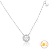 14KW 0.10CTW DIAMOND NECKLACE - STAR OF DAVID WITH